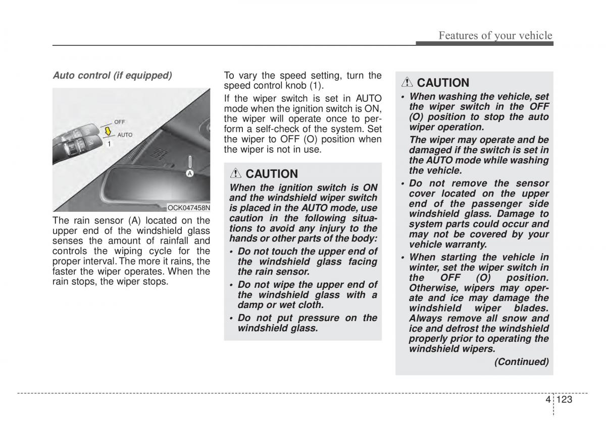 KIA Stinger owners manual / page 210