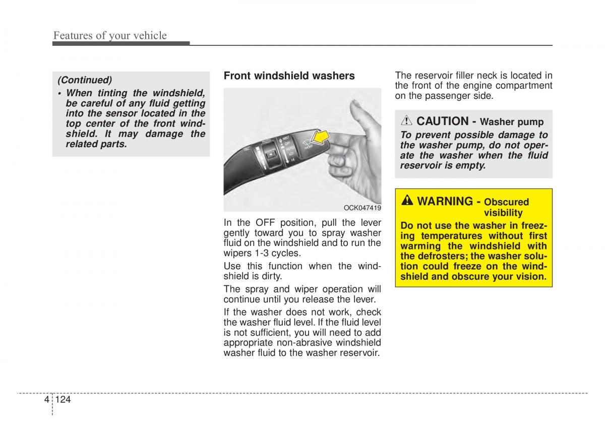 KIA Stinger owners manual / page 211