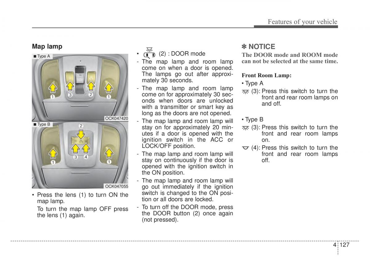 KIA Stinger owners manual / page 214