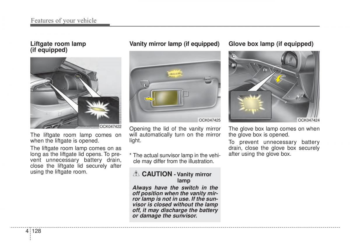 KIA Stinger owners manual / page 215