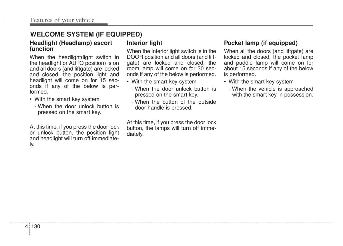 KIA Stinger owners manual / page 217