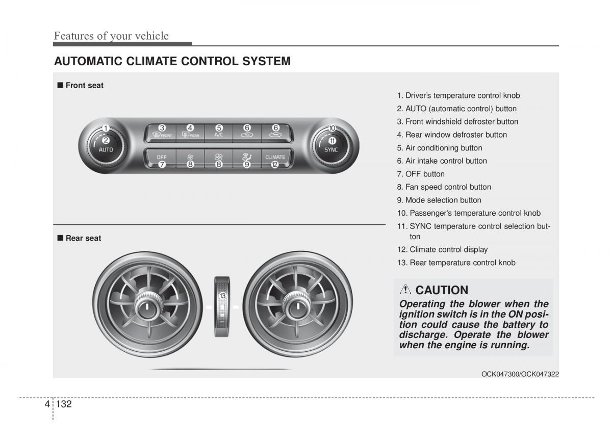 KIA Stinger owners manual / page 219