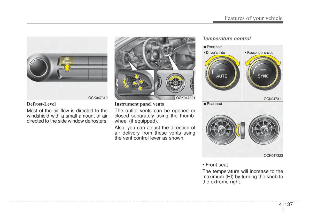 KIA Stinger owners manual / page 224