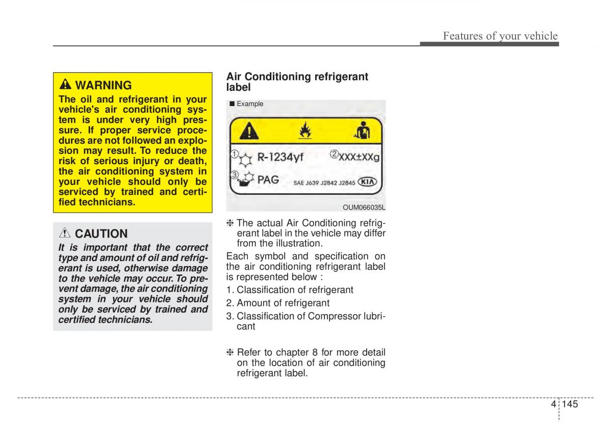 KIA Stinger owners manual / page 232