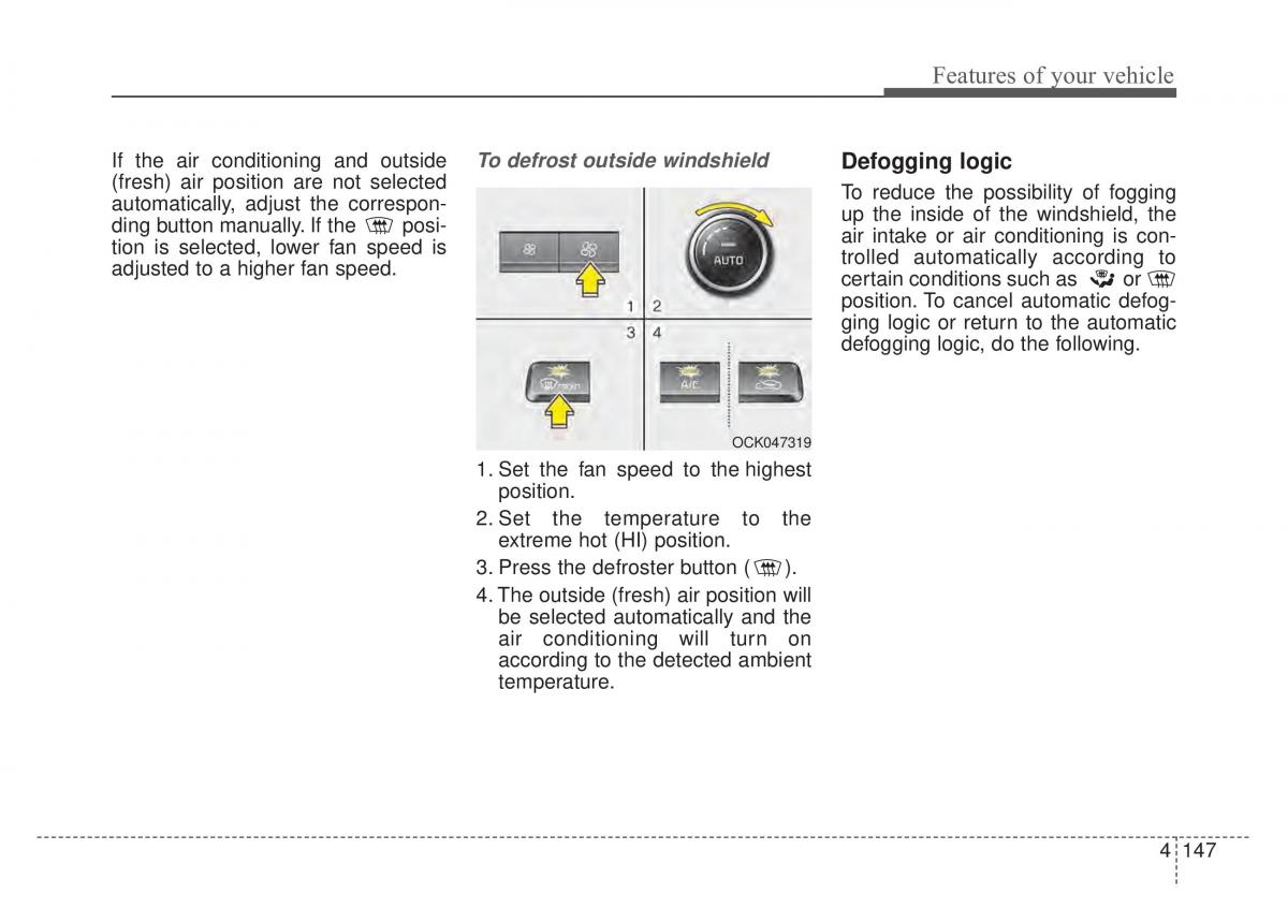 KIA Stinger owners manual / page 234