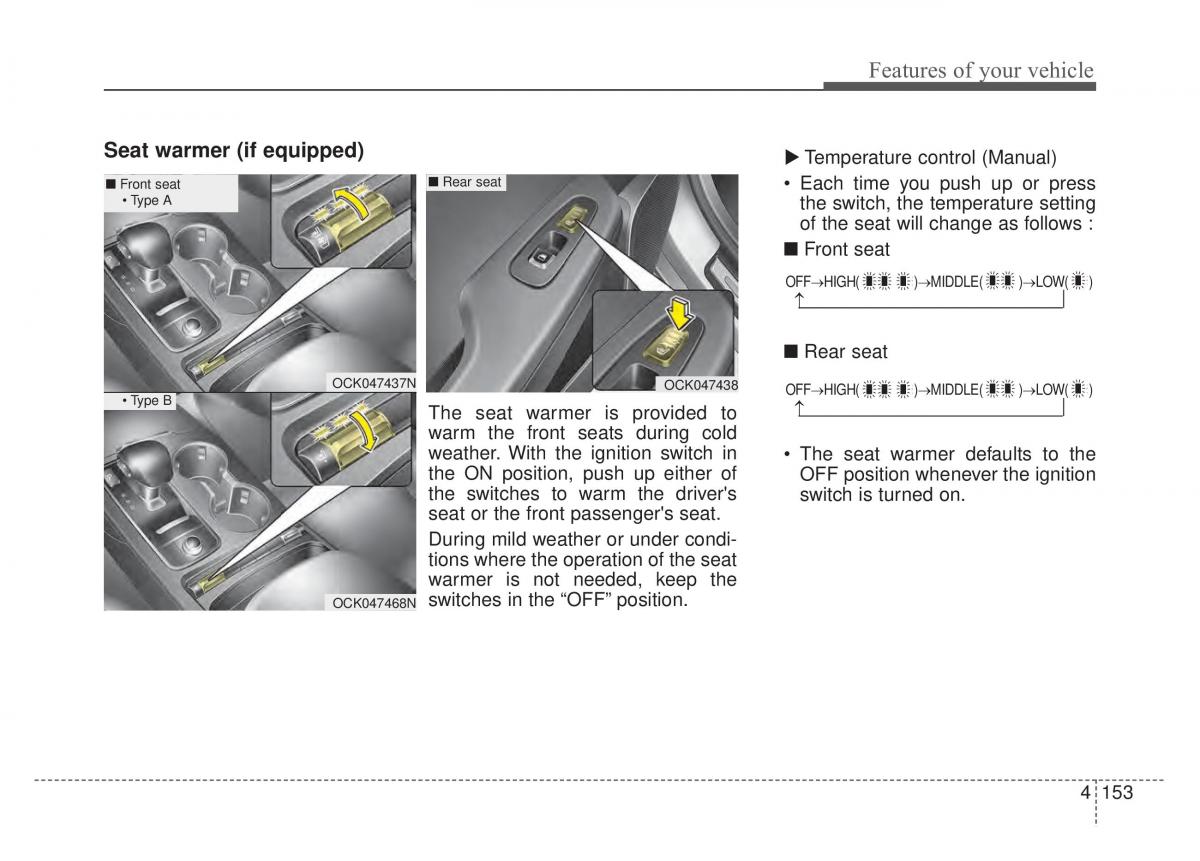 KIA Stinger owners manual / page 240