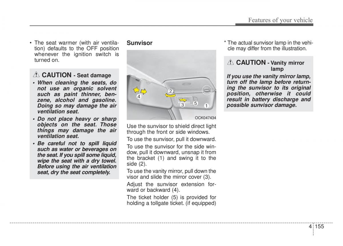 KIA Stinger owners manual / page 242