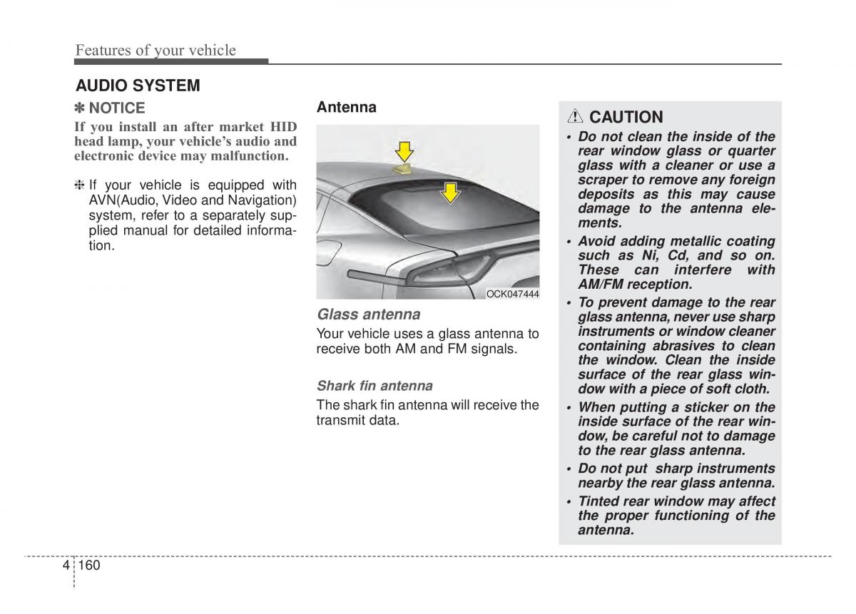 KIA Stinger owners manual / page 247