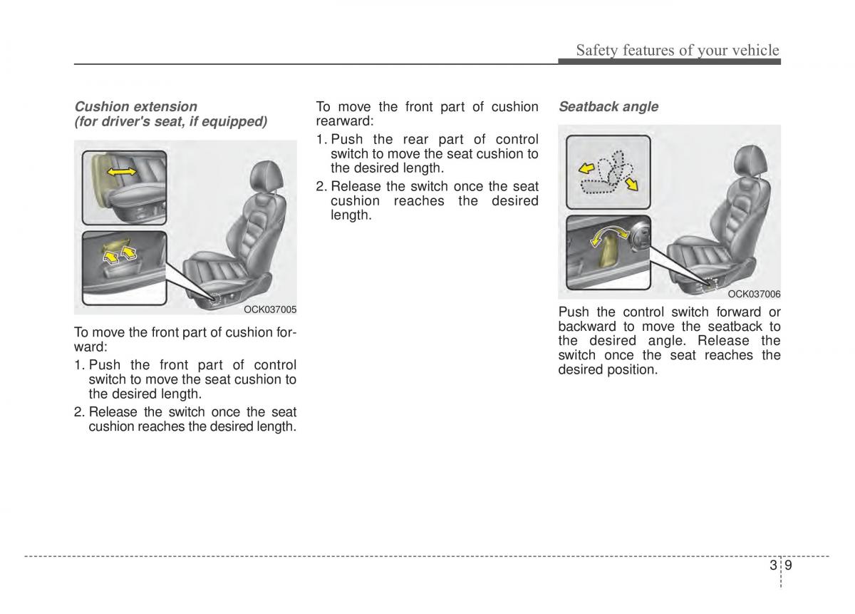 KIA Stinger owners manual / page 25