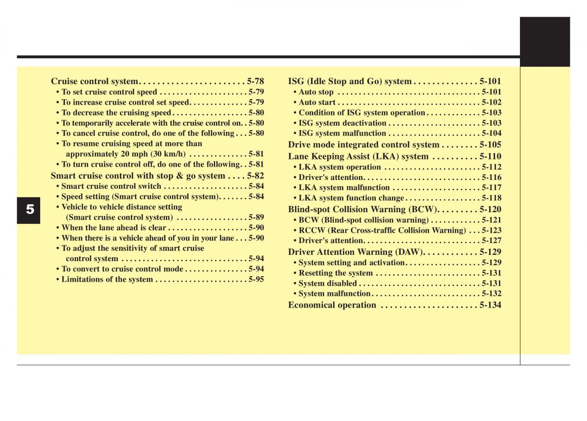 KIA Stinger owners manual / page 252