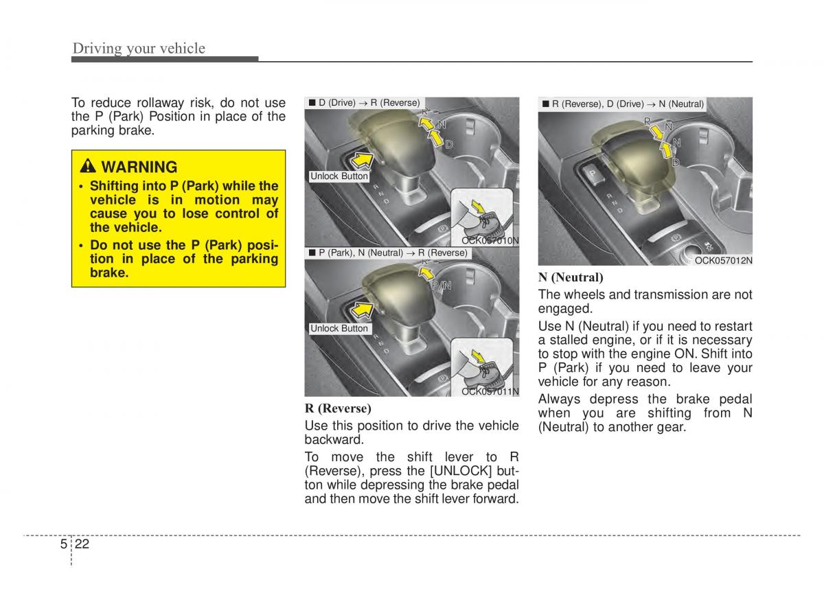 KIA Stinger owners manual / page 272