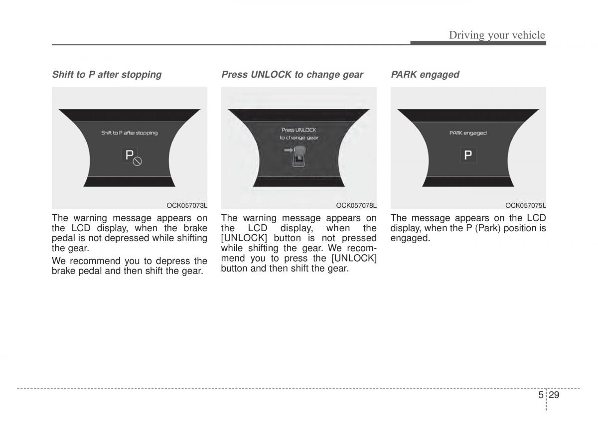 KIA Stinger owners manual / page 279