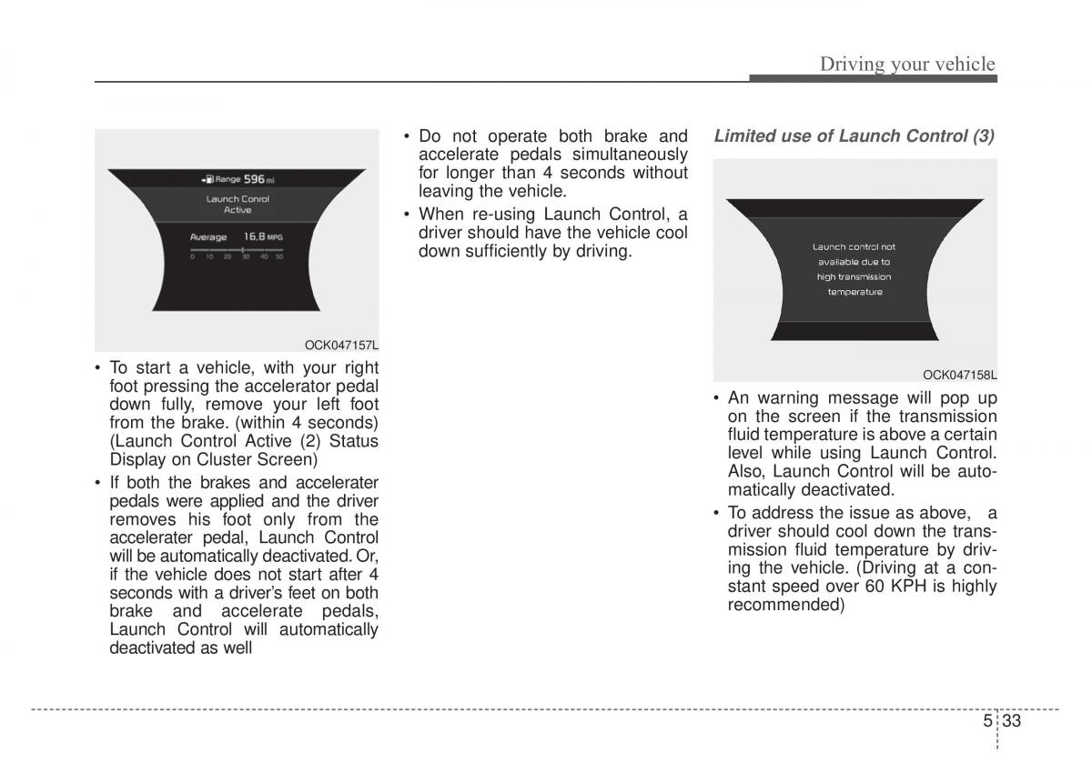 KIA Stinger owners manual / page 283