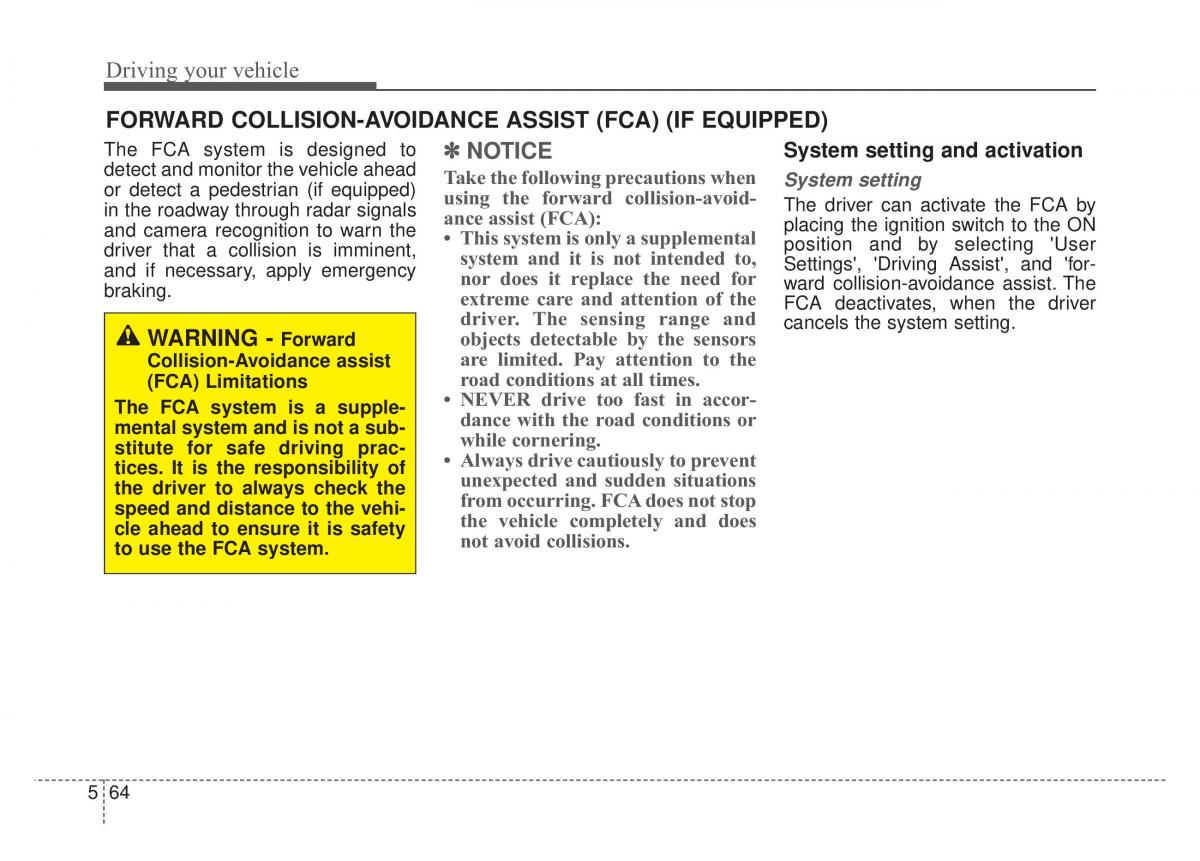 KIA Stinger owners manual / page 314