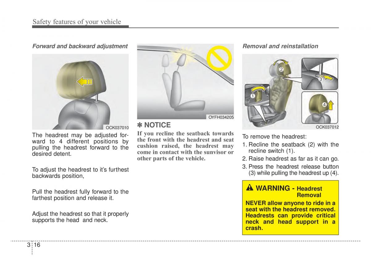 KIA Stinger owners manual / page 32