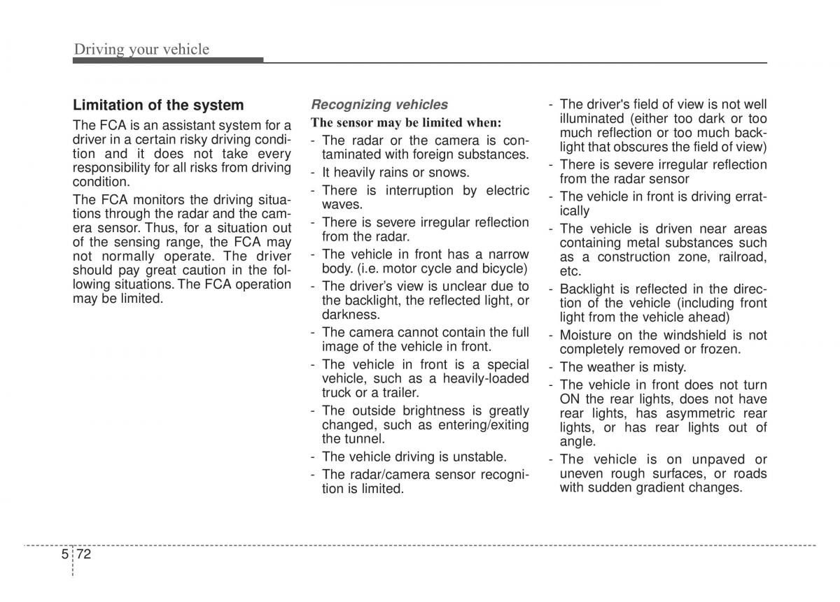 KIA Stinger owners manual / page 322