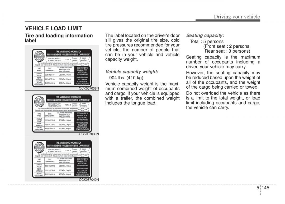 KIA Stinger owners manual / page 395