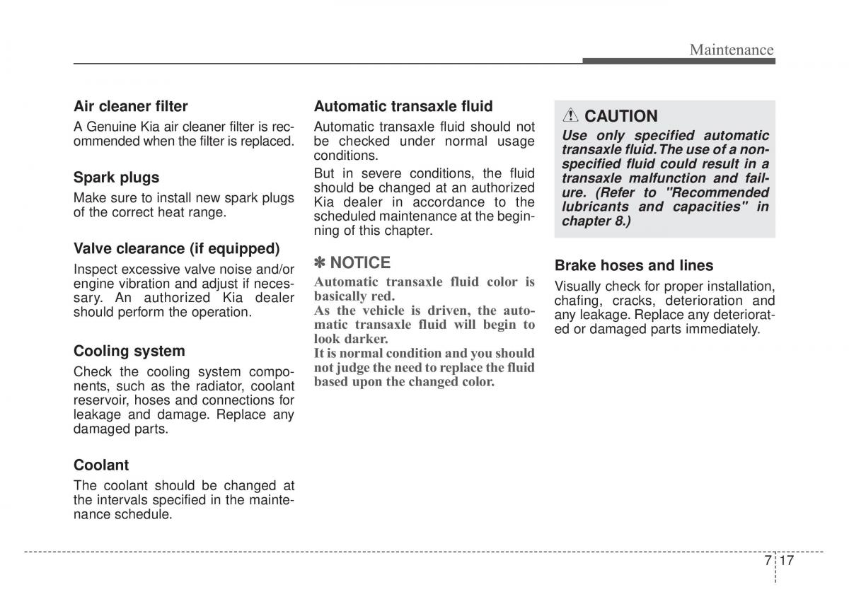 KIA Stinger owners manual / page 444