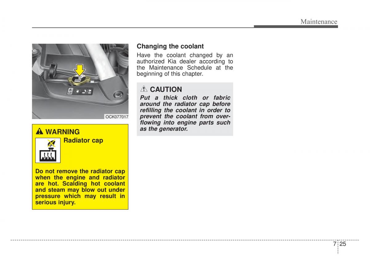 KIA Stinger owners manual / page 452