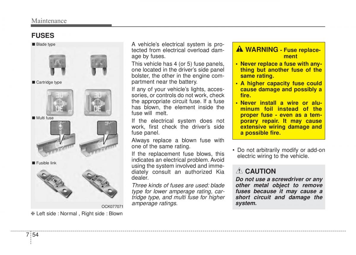 KIA Stinger owners manual / page 481