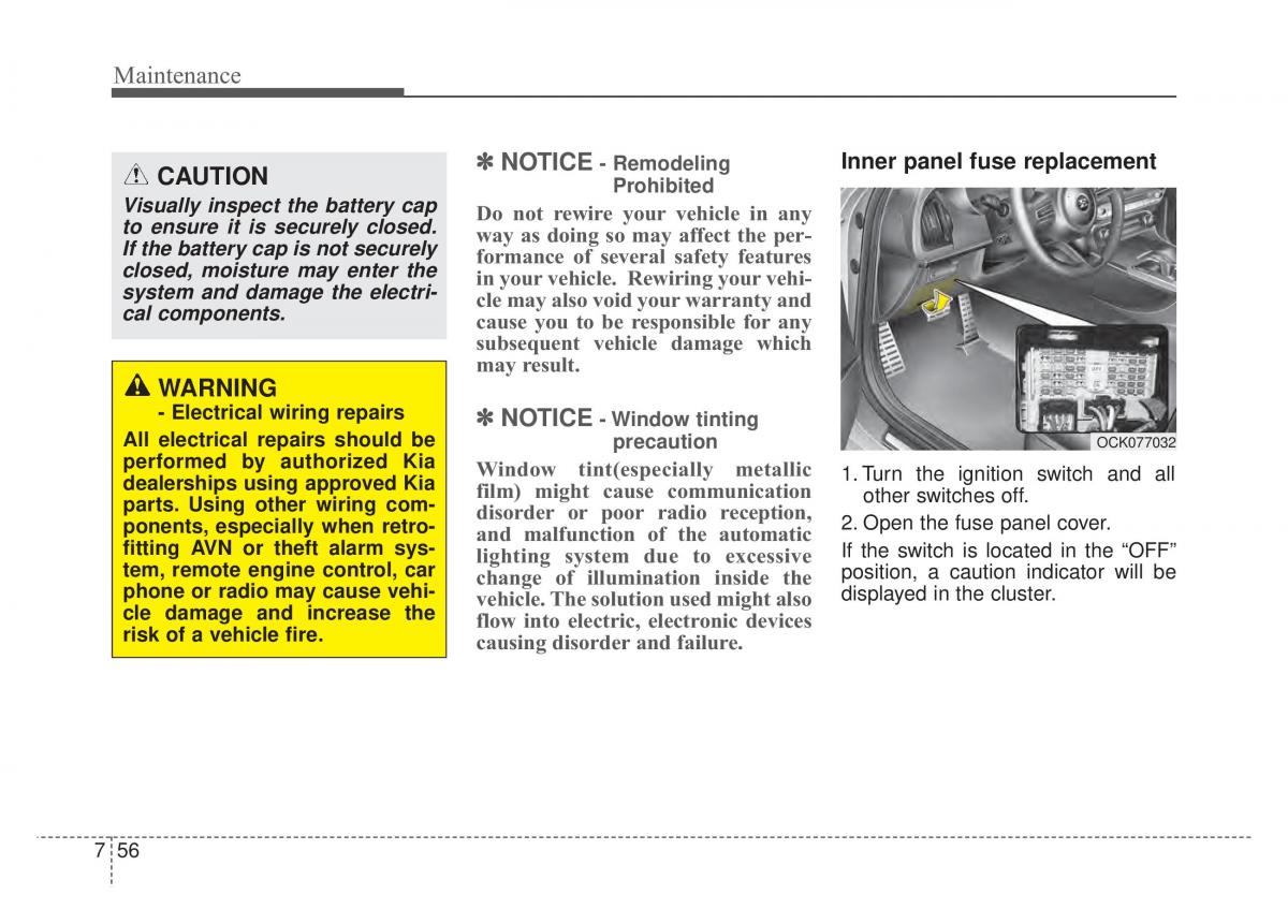 KIA Stinger owners manual / page 483