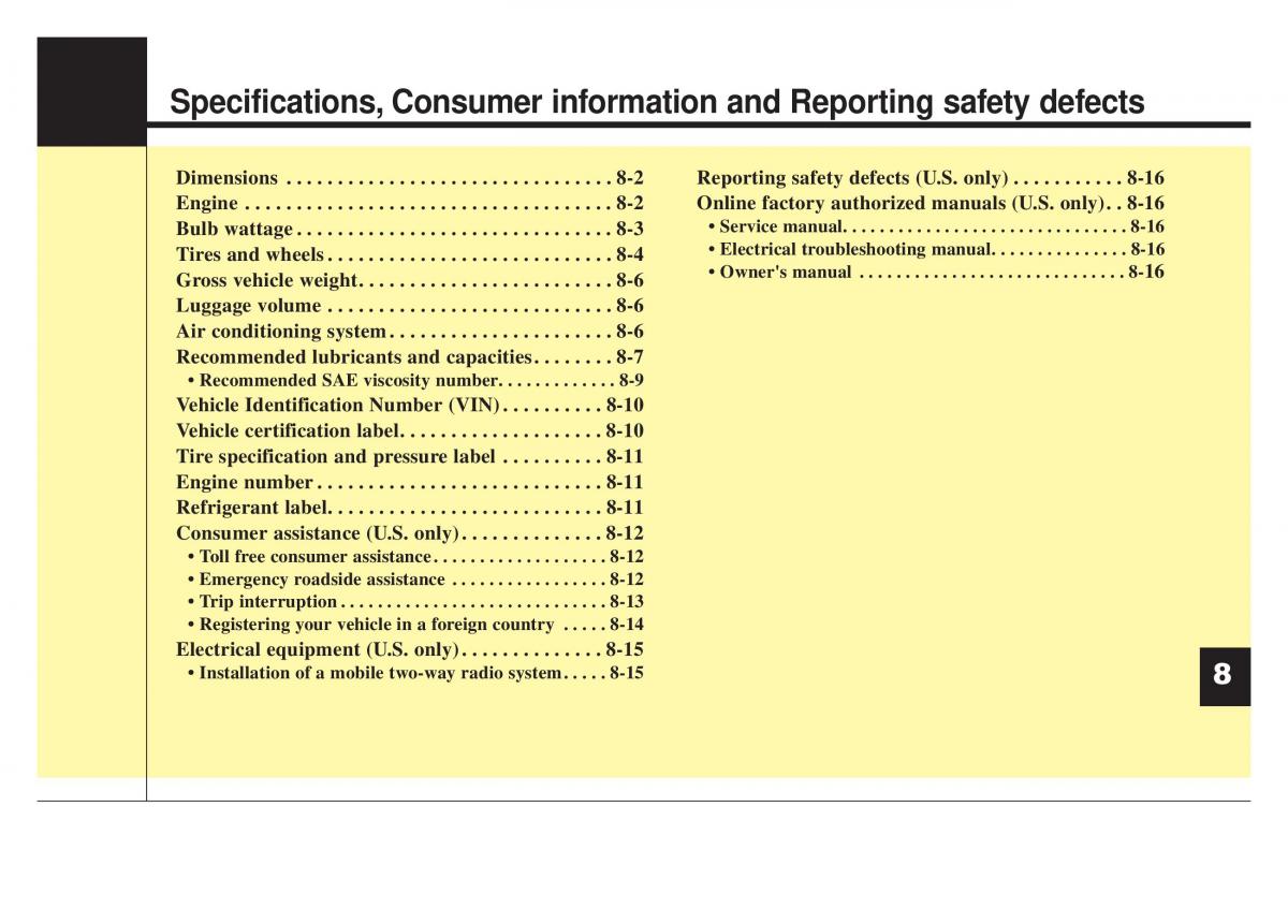 KIA Stinger owners manual / page 530