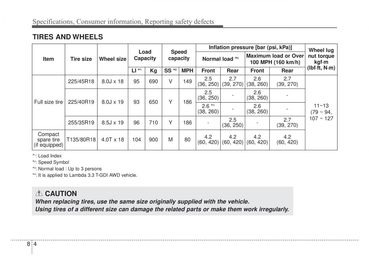 KIA Stinger owners manual / page 533