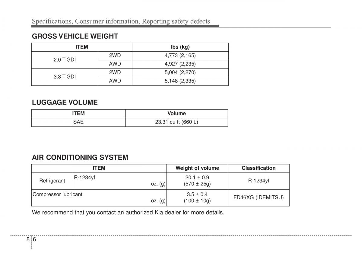 KIA Stinger owners manual / page 535