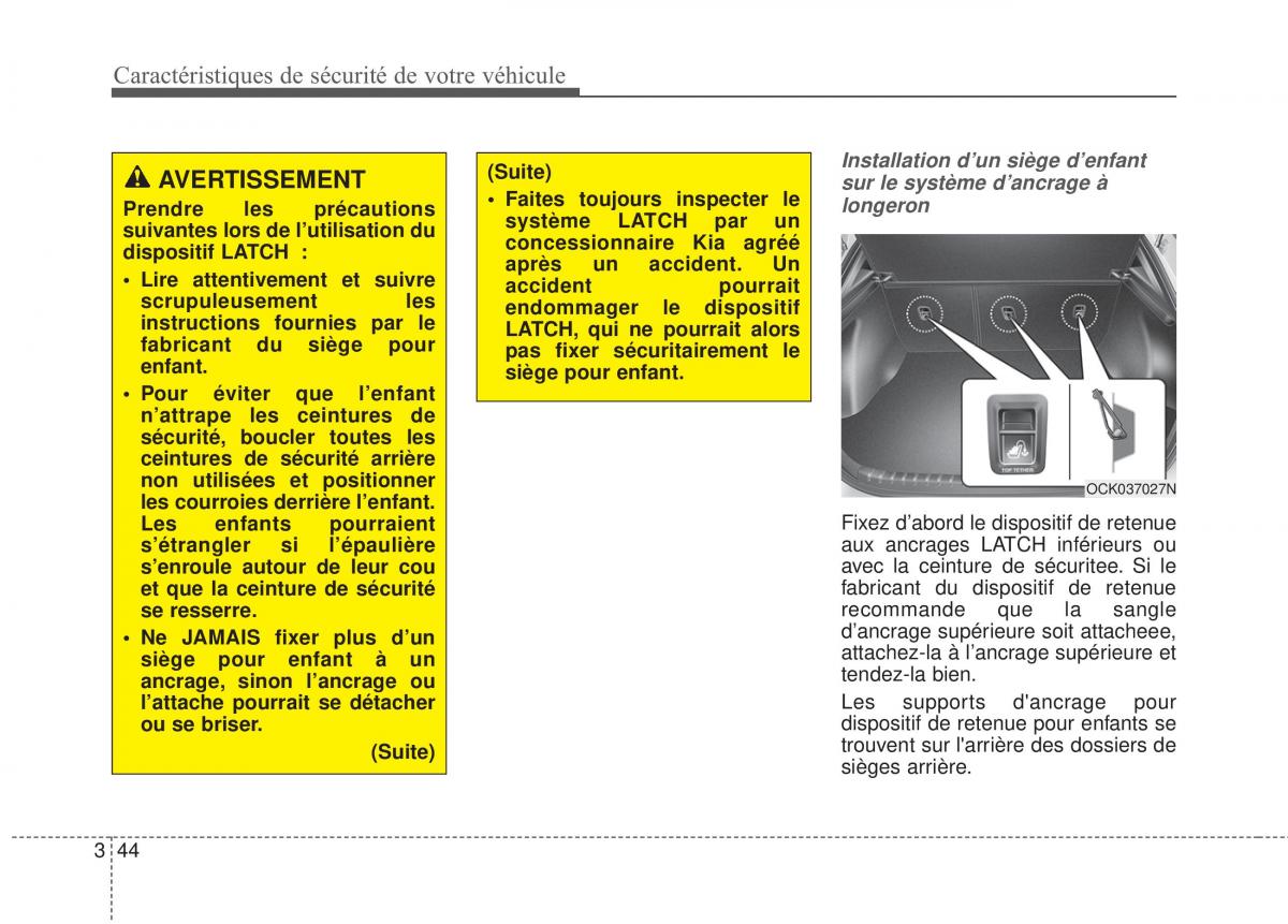 KIA Stinger manuel du proprietaire / page 61