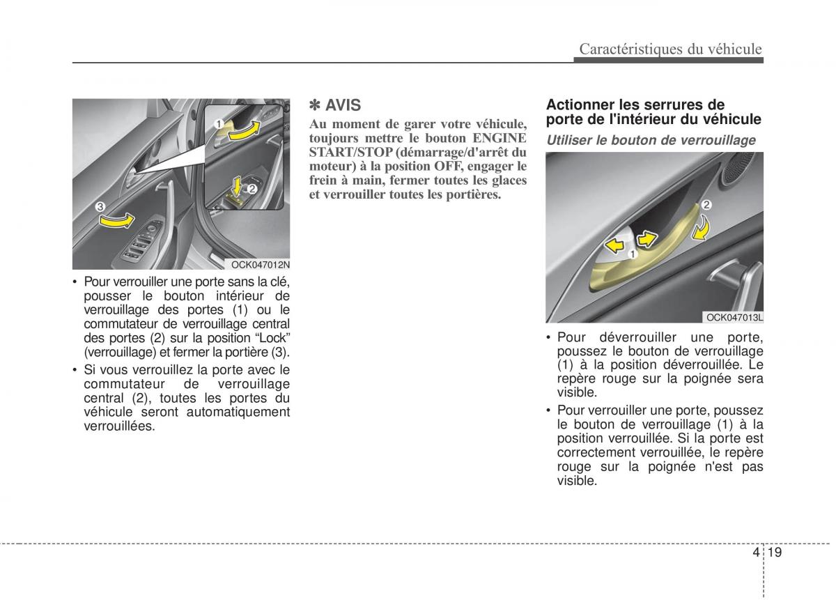 KIA Stinger manuel du proprietaire / page 117