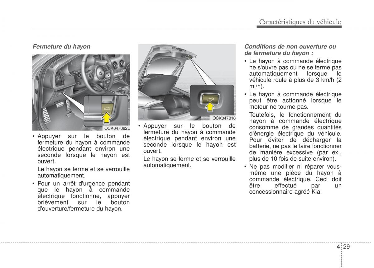 KIA Stinger manuel du proprietaire / page 127