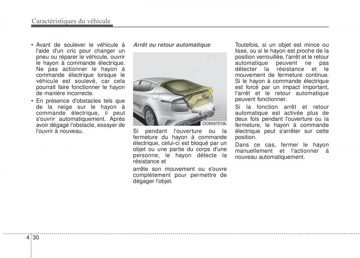 KIA Stinger manuel du proprietaire / page 128