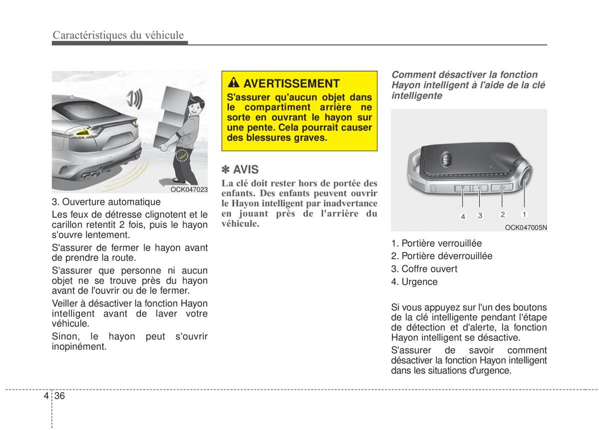 KIA Stinger manuel du proprietaire / page 134