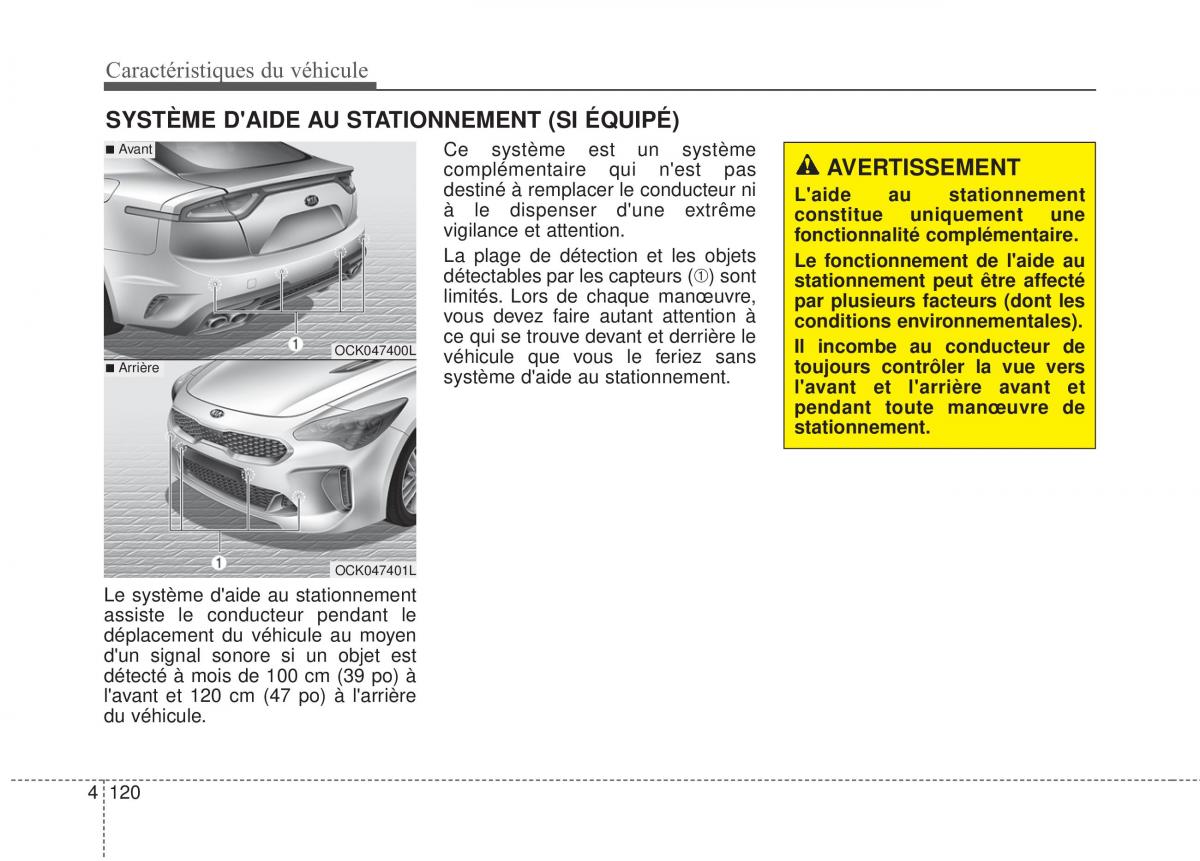 KIA Stinger manuel du proprietaire / page 218