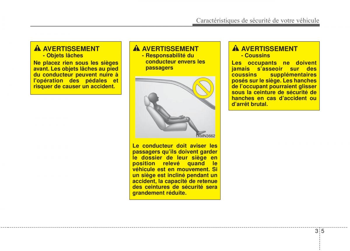 KIA Stinger manuel du proprietaire / page 22