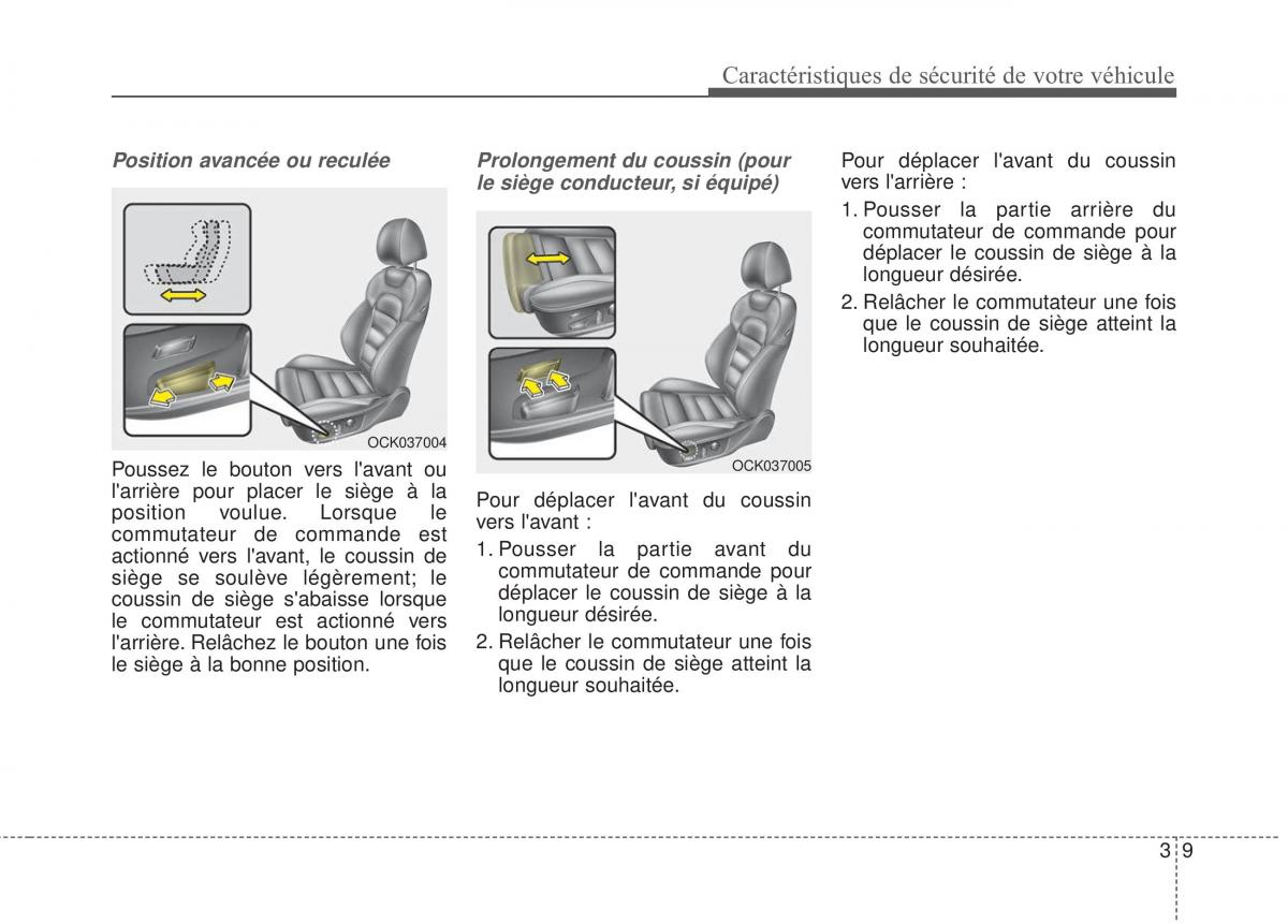 KIA Stinger manuel du proprietaire / page 26