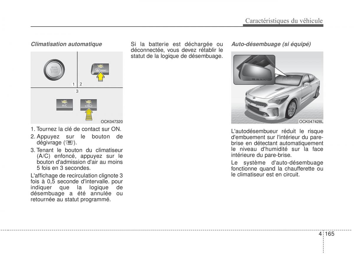 KIA Stinger manuel du proprietaire / page 263