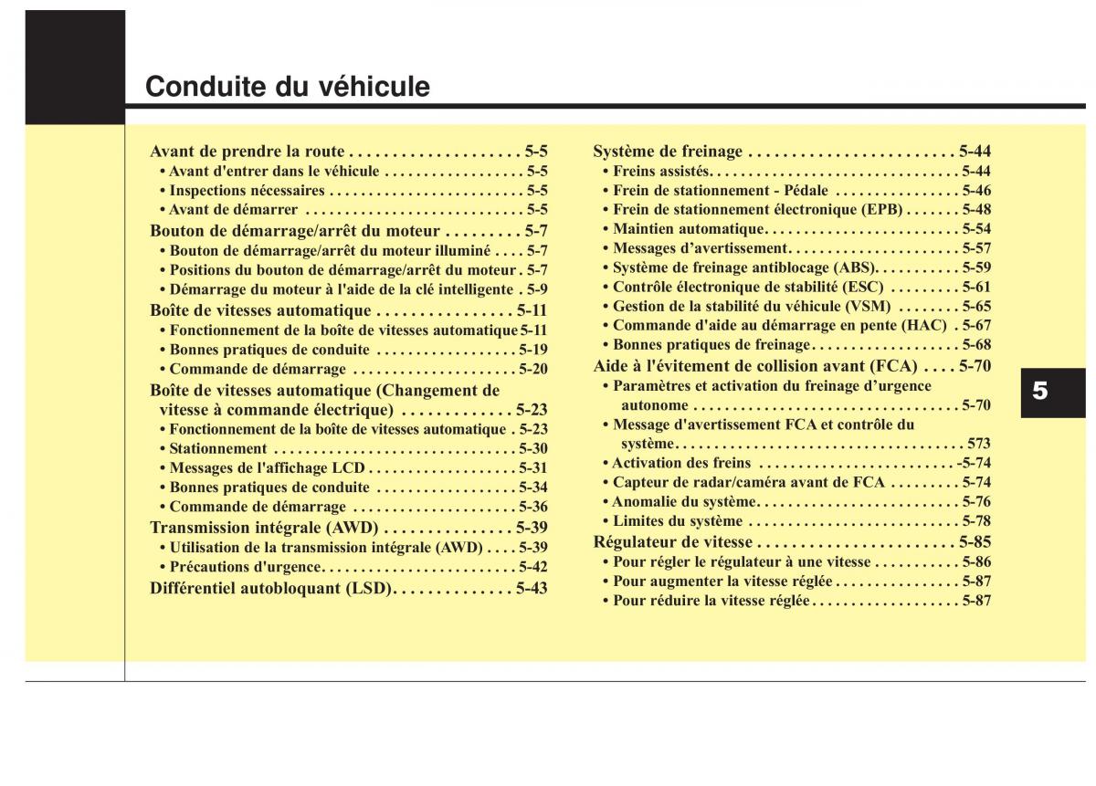 KIA Stinger manuel du proprietaire / page 285