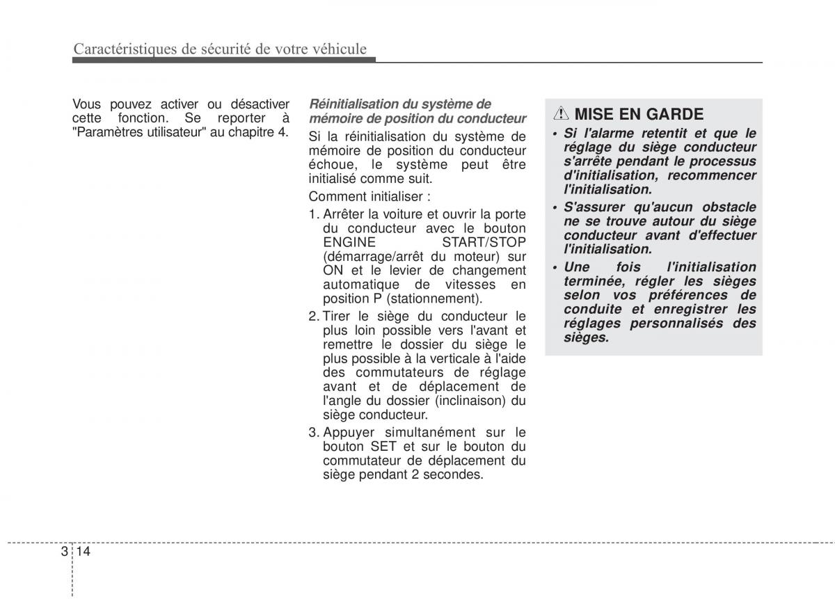 KIA Stinger manuel du proprietaire / page 31