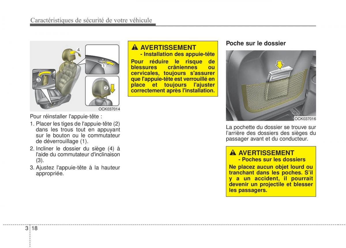 KIA Stinger manuel du proprietaire / page 35