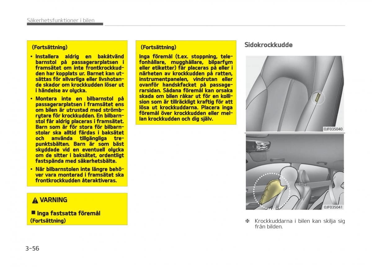 KIA Stinger instruktionsbok / page 76