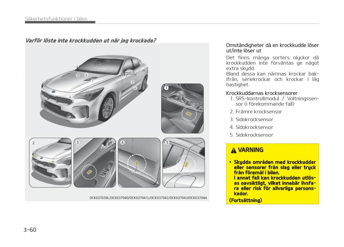 KIA Stinger instruktionsbok / page 80