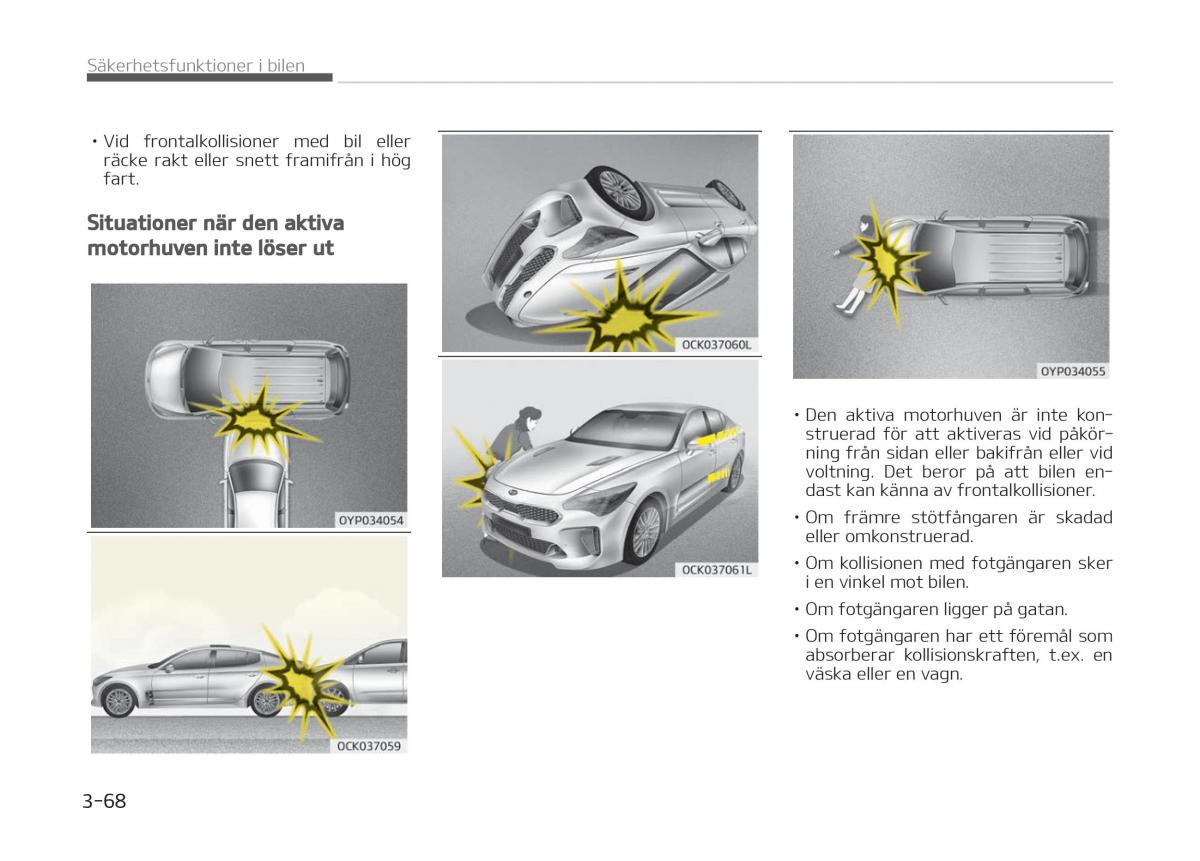 KIA Stinger instruktionsbok / page 88