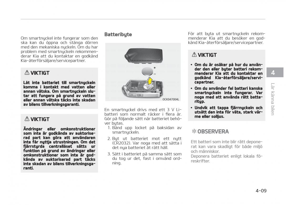 KIA Stinger instruktionsbok / page 99