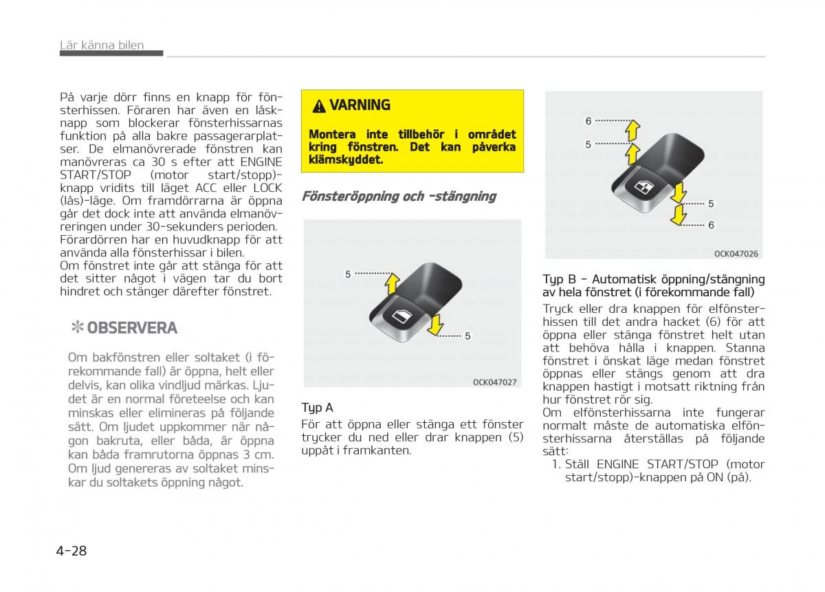 KIA Stinger instruktionsbok / page 118