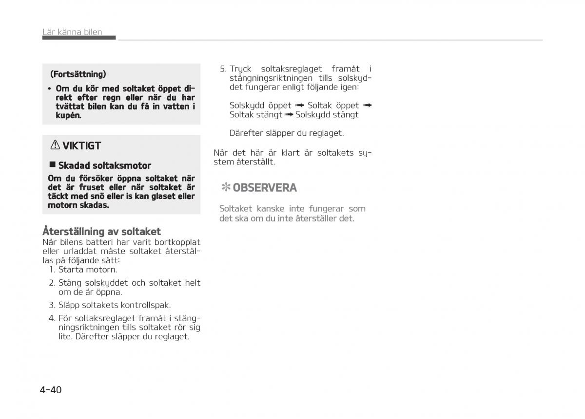 KIA Stinger instruktionsbok / page 130