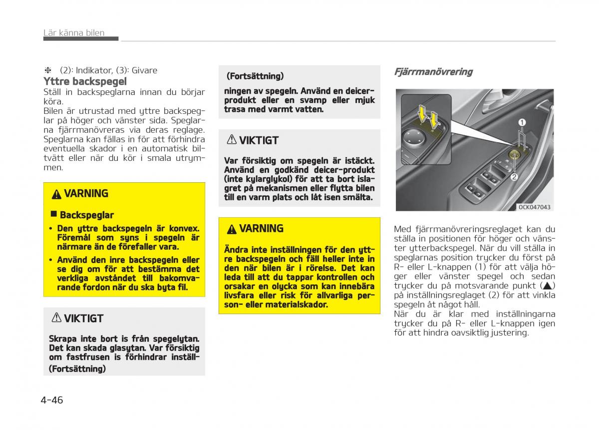 KIA Stinger instruktionsbok / page 136