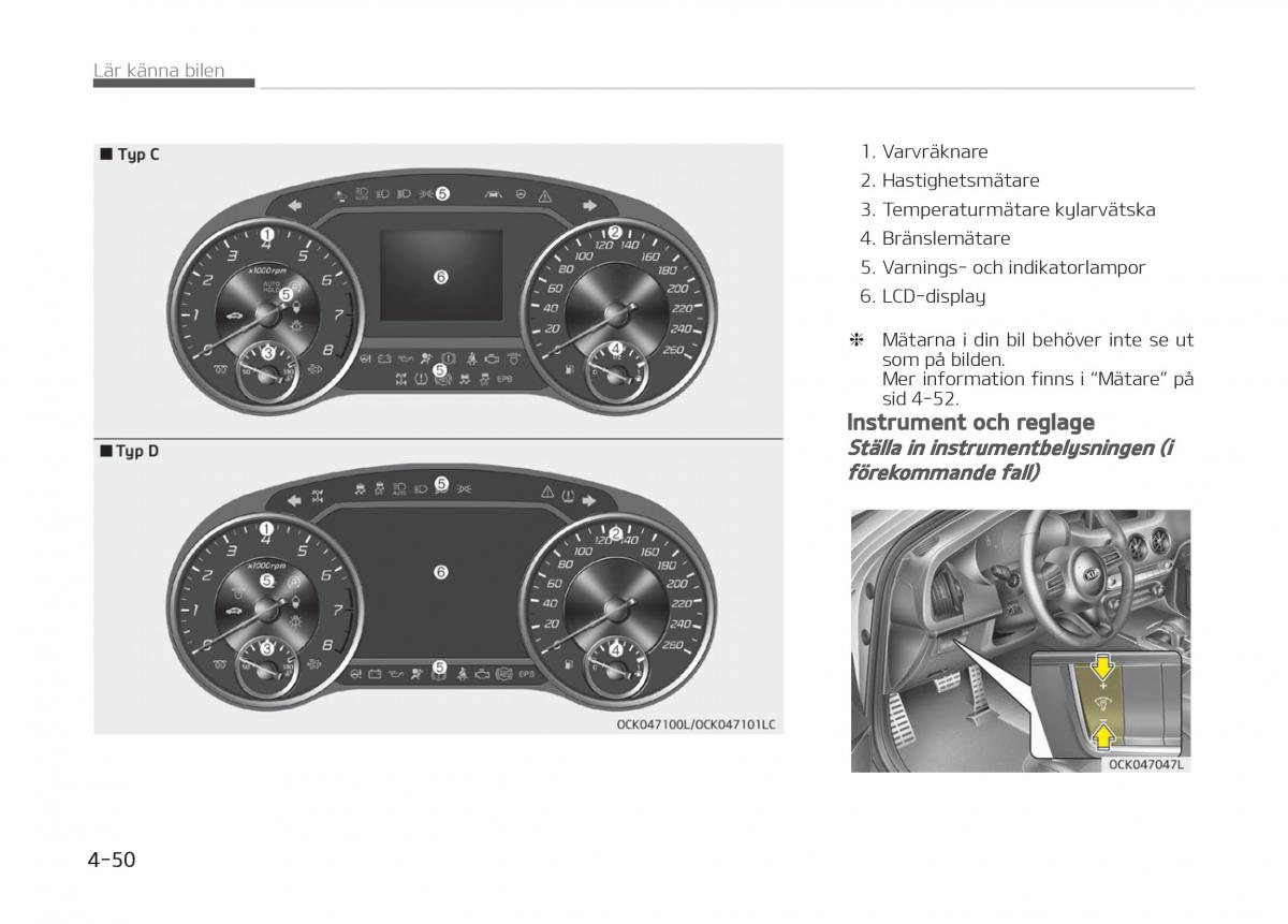 KIA Stinger instruktionsbok / page 140