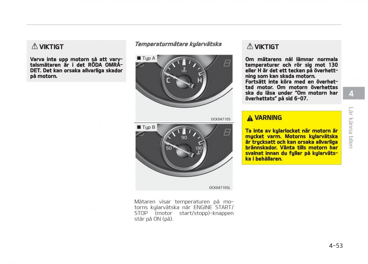 KIA Stinger instruktionsbok / page 143