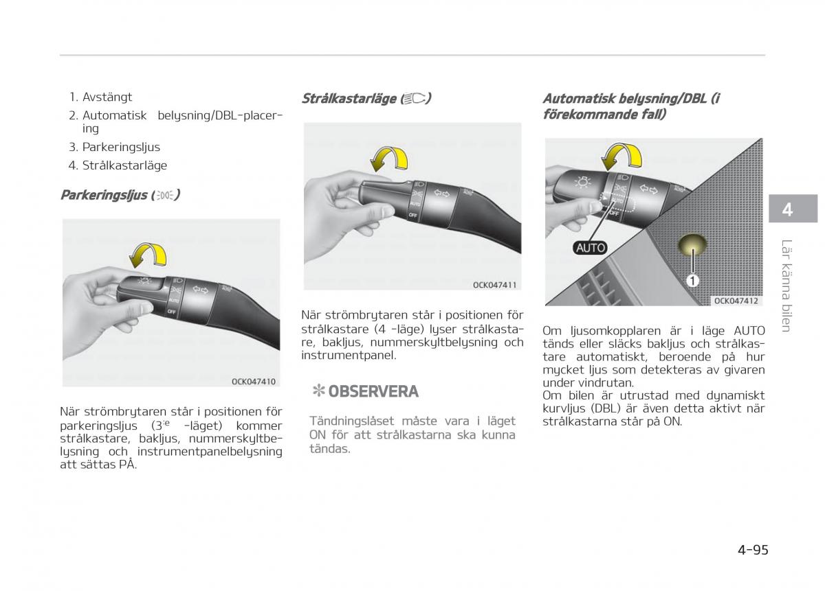 KIA Stinger instruktionsbok / page 185